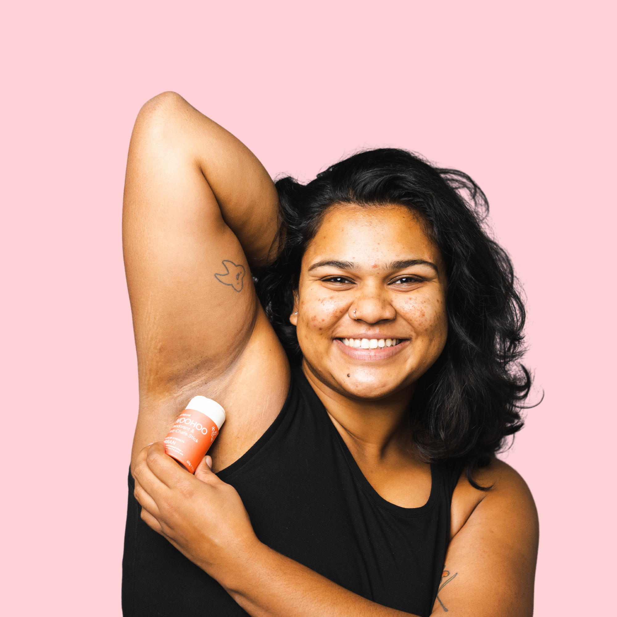 Woohoo Natural Deodorant & Anti-Chafe Stick (Urban) 60g - NEW FORMULA